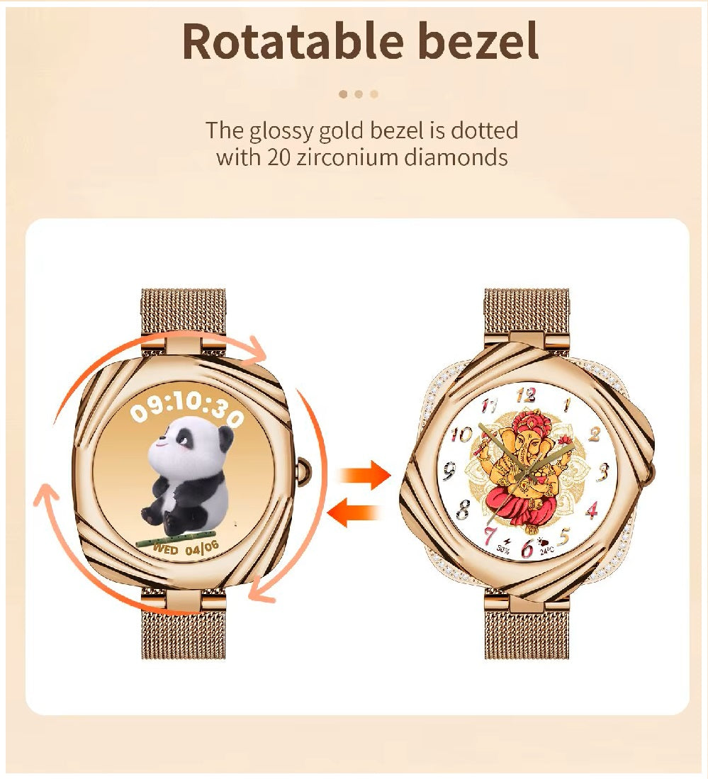 Smartwatch Reloj Inteligente Elegante AW5 Amoled 220mAh IP68 Salud