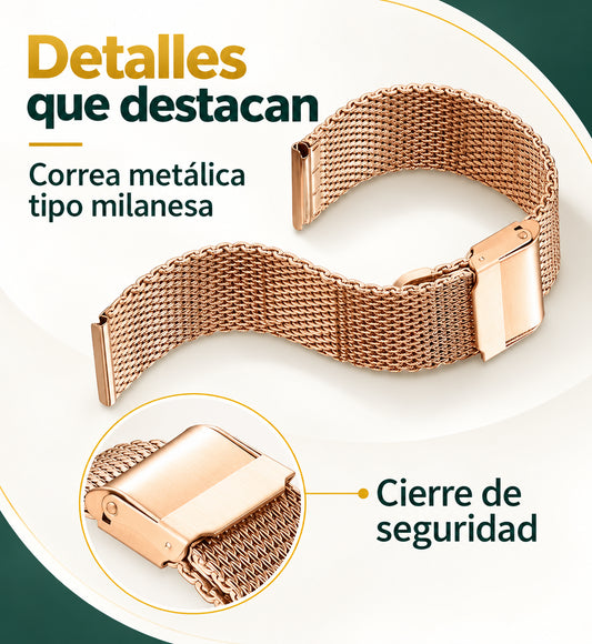 Smartwatch AW5 AMOLED con batería 220 mAh · información en castellano