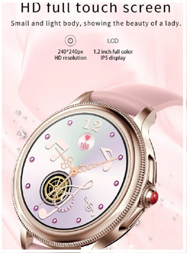 Reloj Inteligente Smartwatch Bluetooth Elegante Mujer Doble correa