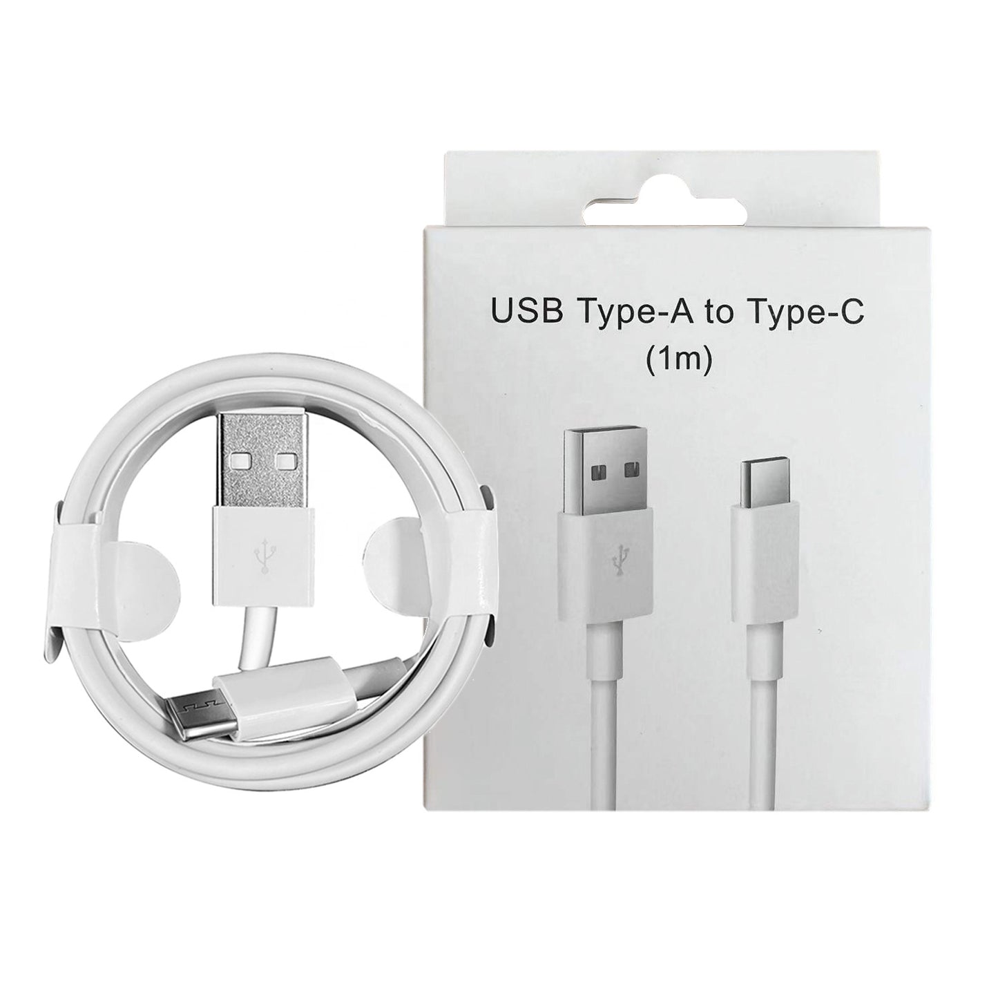 Cable Cargador y datos USB Tipo C de 1 Metro para Samsung Xiaomi