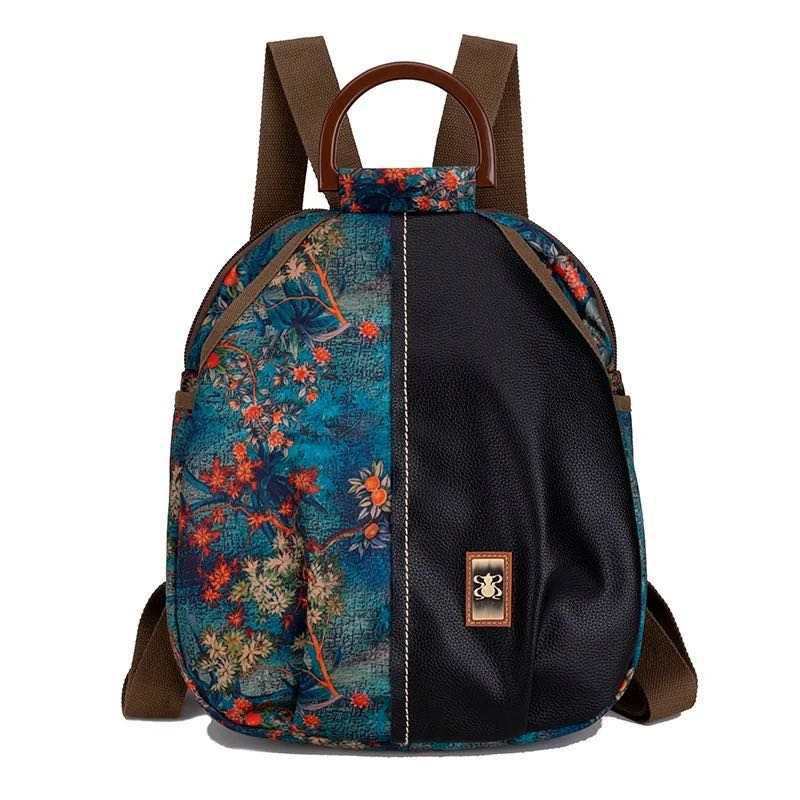 Mochila Estampada de Diseñador de Lujo Impermeabilidad para Mujer