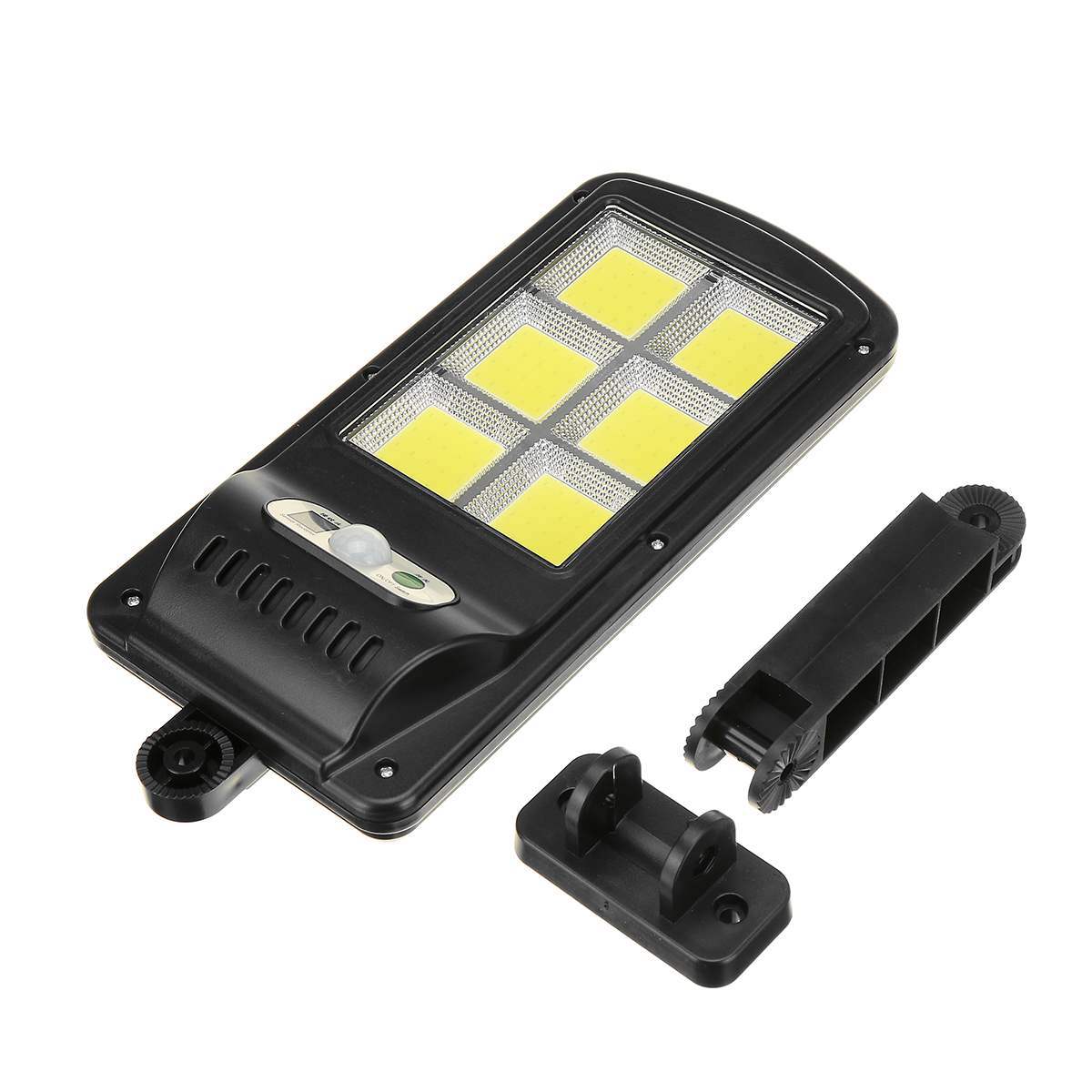 Luz Led inteligente con panel solar control remoto y sensor movimiento