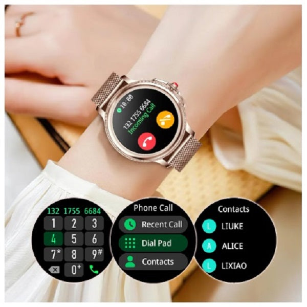 Reloj Inteligente Smartwatch Bluetooth Elegante Mujer Doble correa