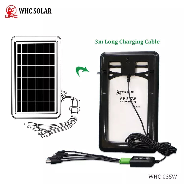 Panel solar portátil cargador múltiple 35W