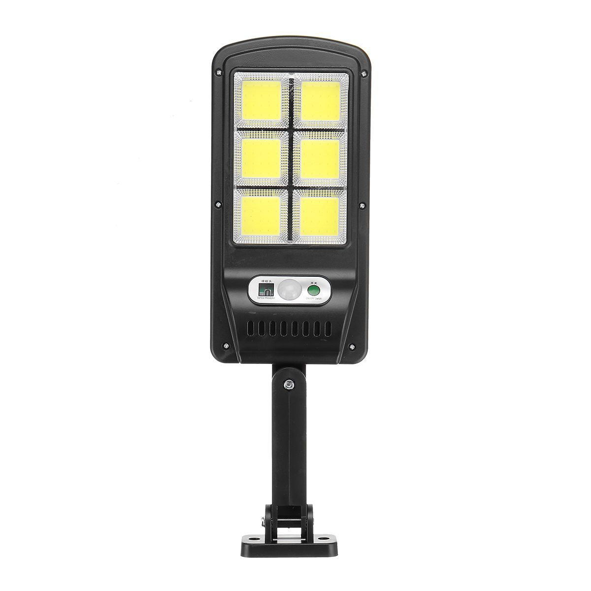 Luz Led inteligente con panel solar control remoto y sensor movimiento