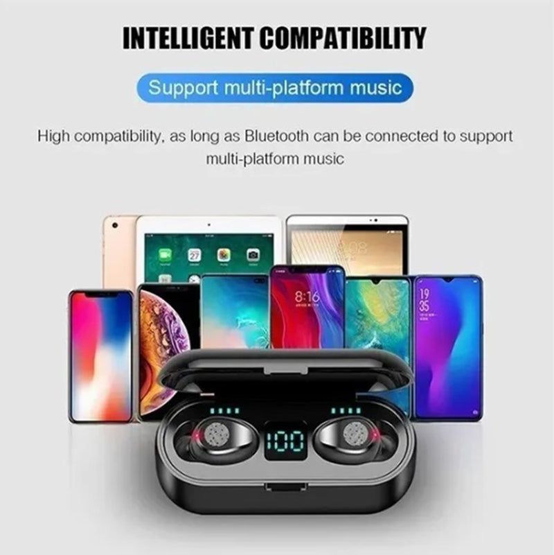Audífonos inalámbricos Bluetooth In-Ear F9 V 5.0