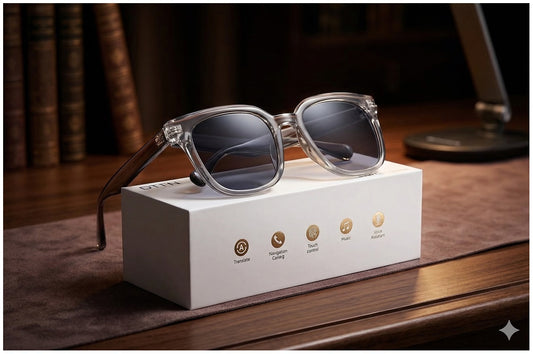 Lentes Inteligentes Bluetooth con Audio Integrado, Llamadas Manos Libres y Control Táctil