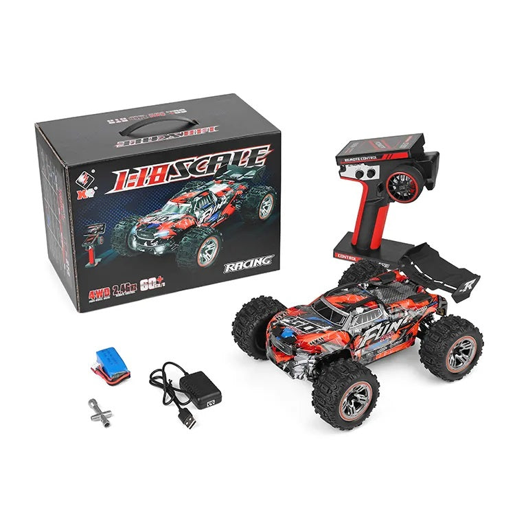 Auto RC Monster Truck Profesional 4WD Velocidad 60kmh 118