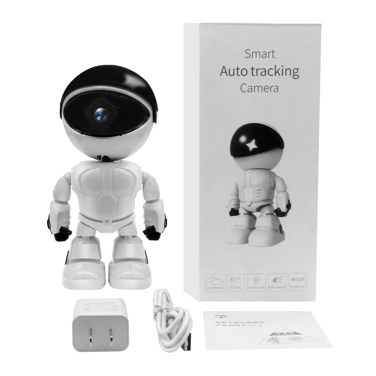 Cámara de Vigilancia Inteligente Robot Detección de Movimiento