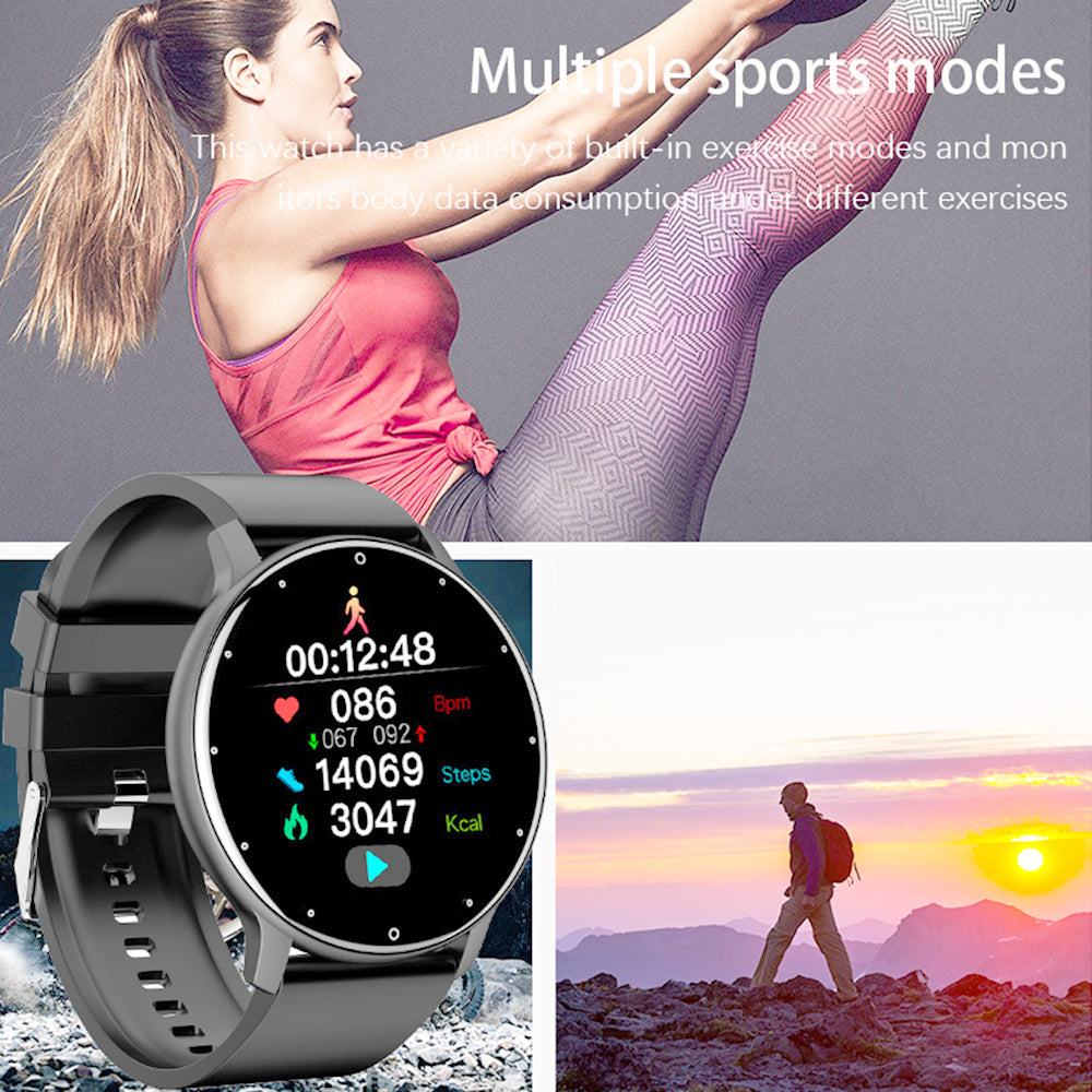 Reloj Inteligente Smartwatch Bluetooth ZL02 Sports Fitness Negro