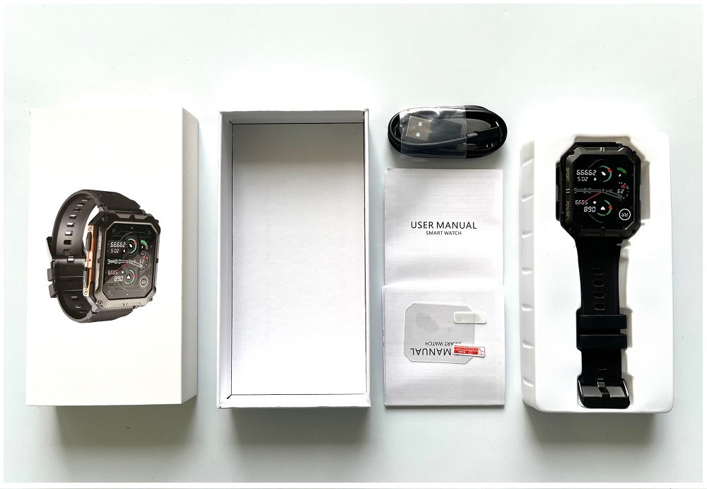 Smartwatch Deportivo C20Pro 1,83” HD | Llamadas BT, IP68, 123 Modos Deportivos, Monitor Salud, Batería 380mAh
