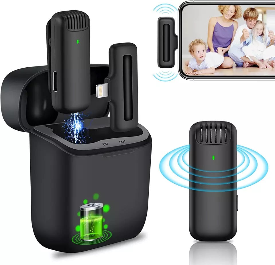 Micrófono inalámbrico Solapa Conector TIPO C Reducción Ruido