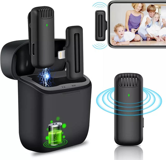 Micrófono inalámbrico Solapa Lightning para Iphone Reducción Ruido