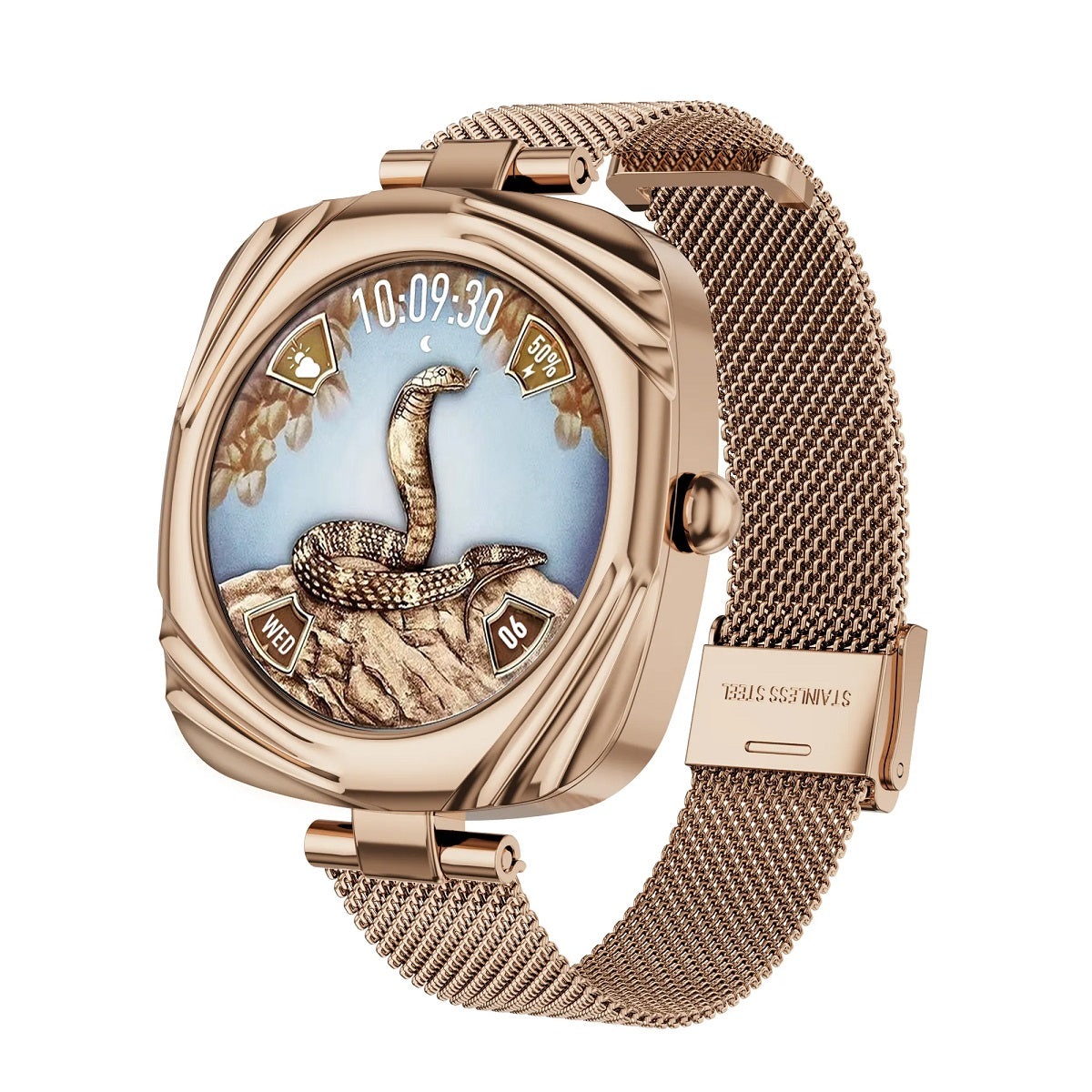 Smartwatch Reloj Inteligente Elegante AW5 Amoled 220mAh IP68 Salud