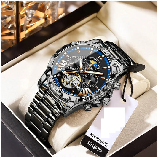 Reloj Automático Mecánico para Hombre Mecánico Impermeable 3ATM