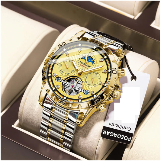 Reloj Automático Mecánico para Hombre Visualización Completa