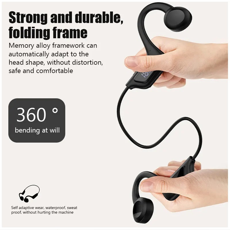 Audífonos inalámbricos Bluetooth Open-Ear Bone Conduction IPX-5
