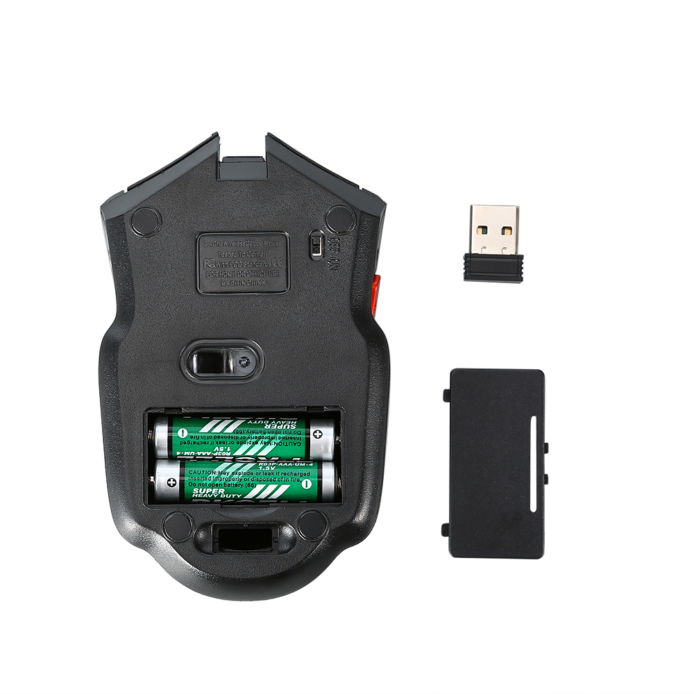 Mouse Gamer 1600 DPI Bluetooth 2.4 Ghz para Windows y Mac