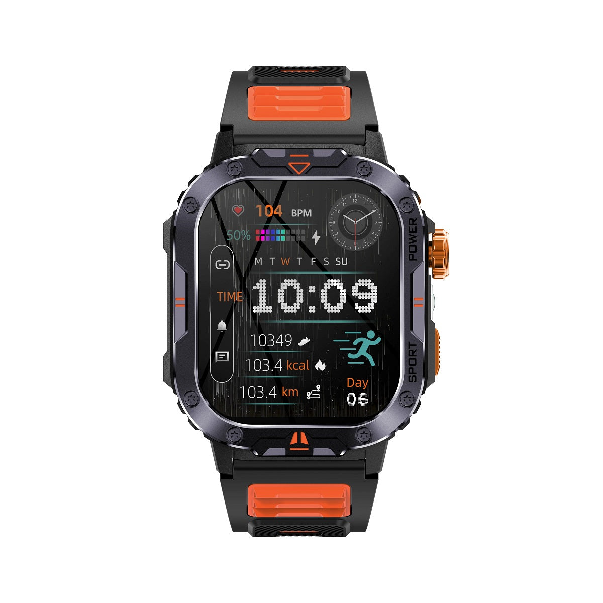 Smartwatch Deportivo NX20 Llamadas Bluetooth Música Linterna IP68