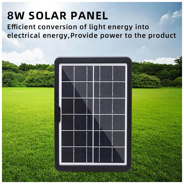 Panel Solar Portátil 20W 18V Adaptador de carga Múltiple Cable USB