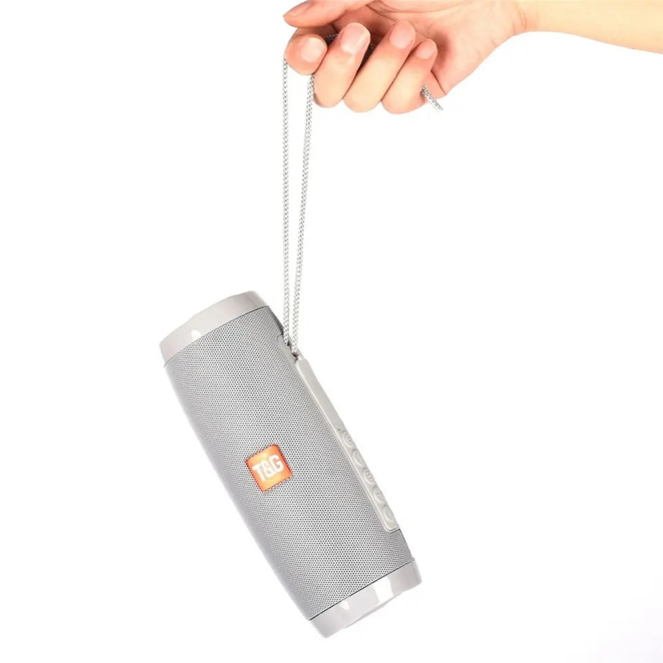 Parlante Portátil Bluetooth Altavoces inalámbricos Waterproof Luz LED Blanco
