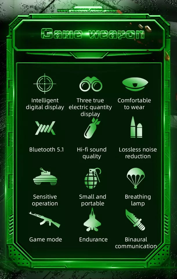 Audífonos inalámbricos Bluetooth Gamer G7S V.5.1