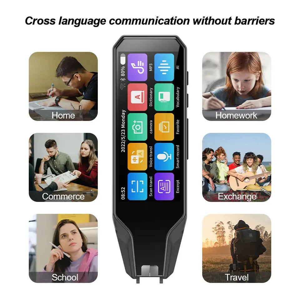 Lápiz Traductor Portátil Inteligente 134 Idiomas. Funciona como Escáner y Traductor en línea y sin conexión