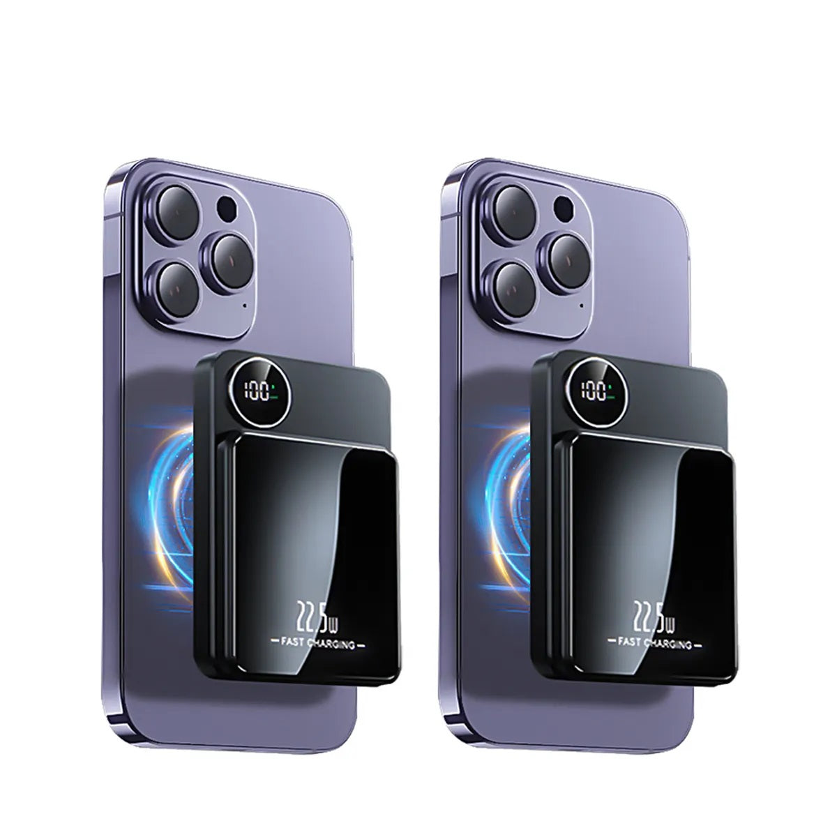 Batería Portátil Power Bank Magnética carga Inalámbrica 30000 mAh 22W