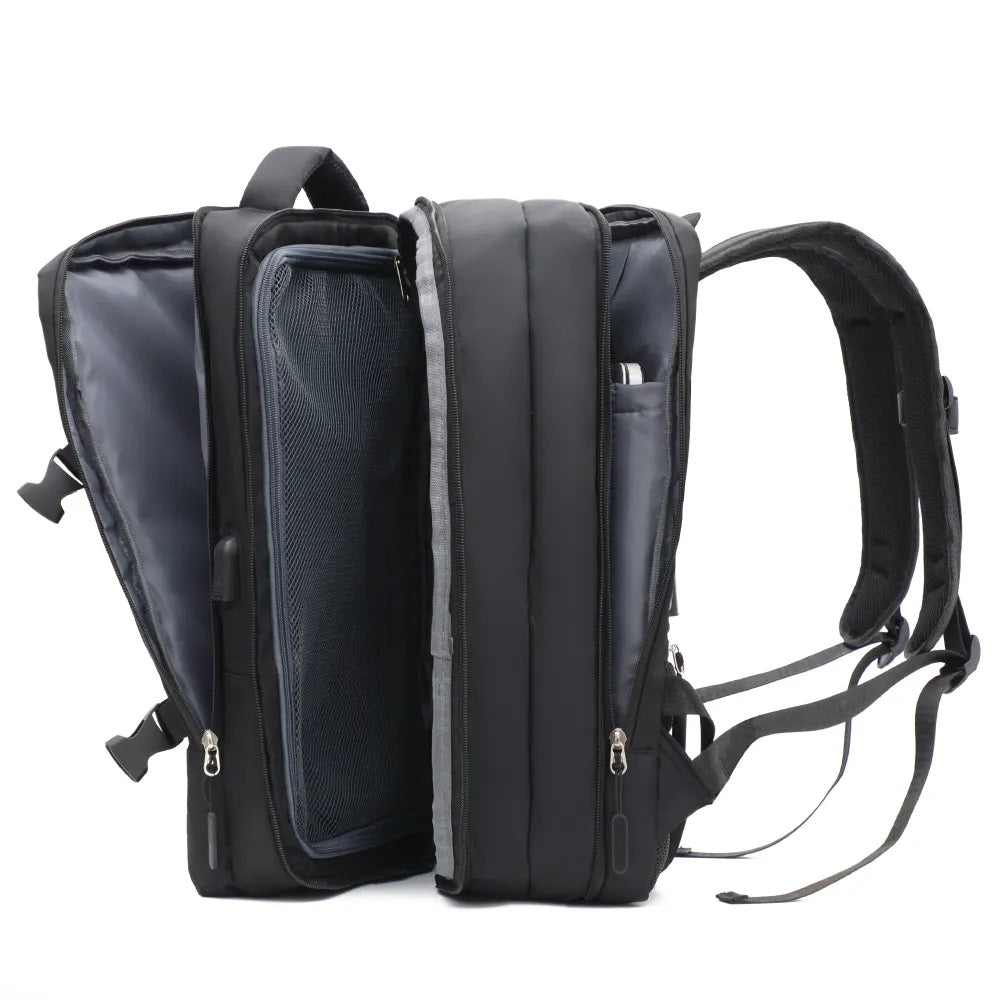 Mochila Impermeable Antirrobo Puerto USB para Laptop y Viajes 20-39L