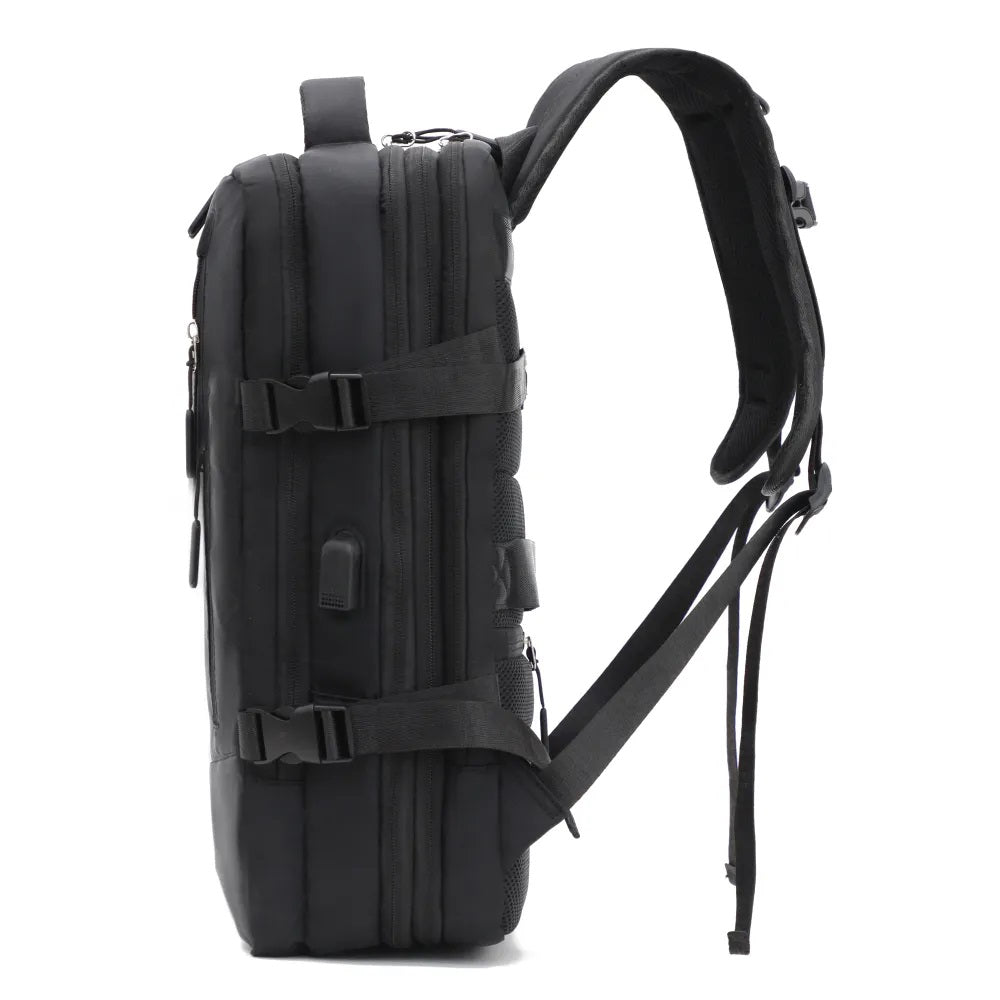 Mochila Impermeable Antirrobo Puerto USB para Laptop y Viajes 20-39L