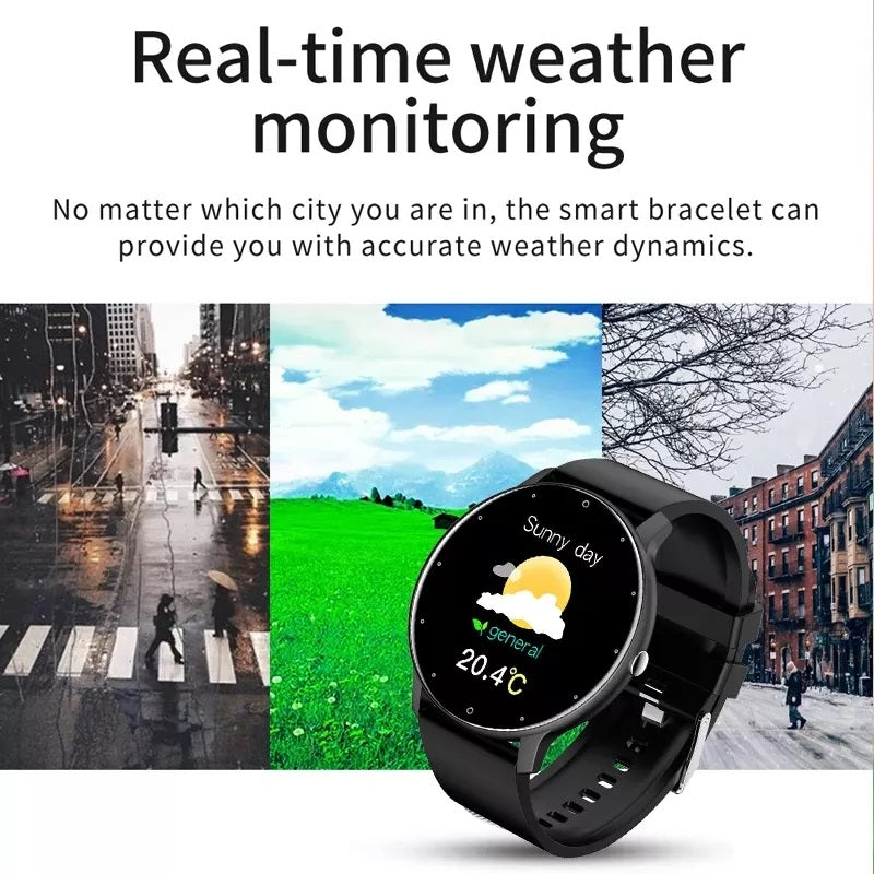Reloj Inteligente Smartwatch Bluetooth ZL02 Sports Fitness Azul