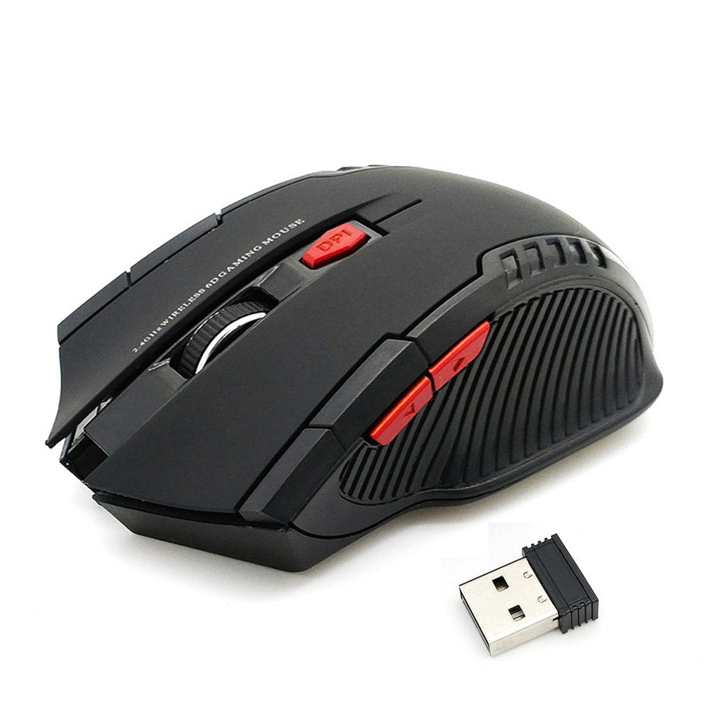 Mouse Gamer 1600 DPI Bluetooth 2.4 Ghz para Windows y Mac