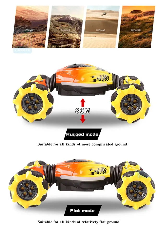 Auto control Remoto 3 Modos Sensor movimiento control y mano Amarillo