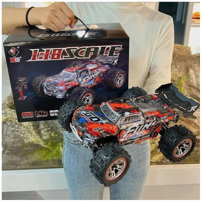 Auto RC Monster Truck Profesional 4WD Velocidad 60kmh 118