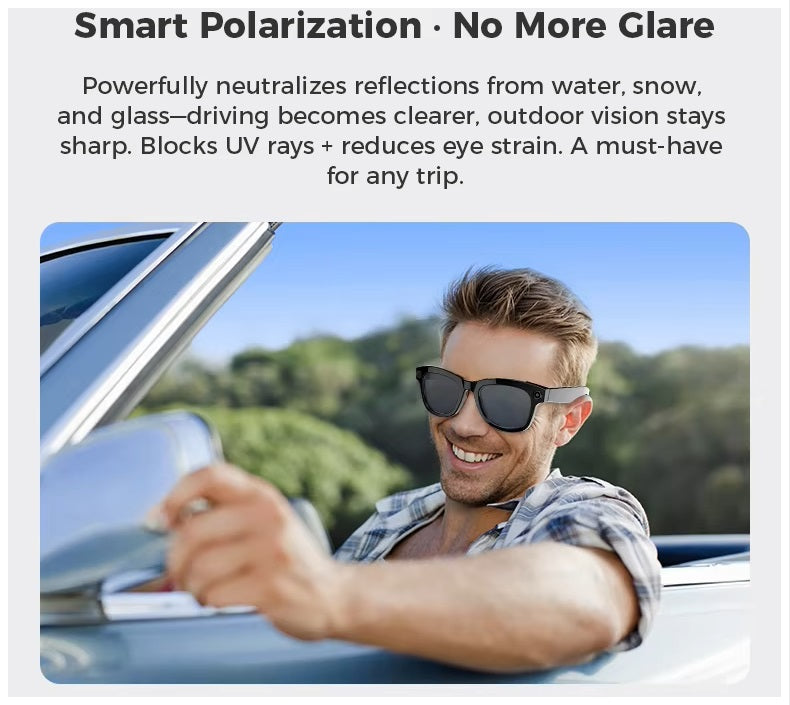 Gafas Inteligentes M01 con Cámara HD ChatGPT Traducción y Reducción de Ruido