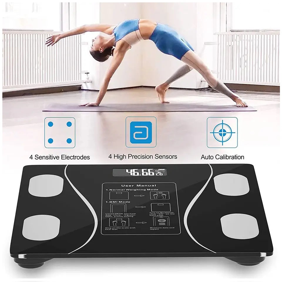 Pesa Balanza Digital Avanzada 180Kg 79 Análisis Composición Corporal Conexión Bluetooth