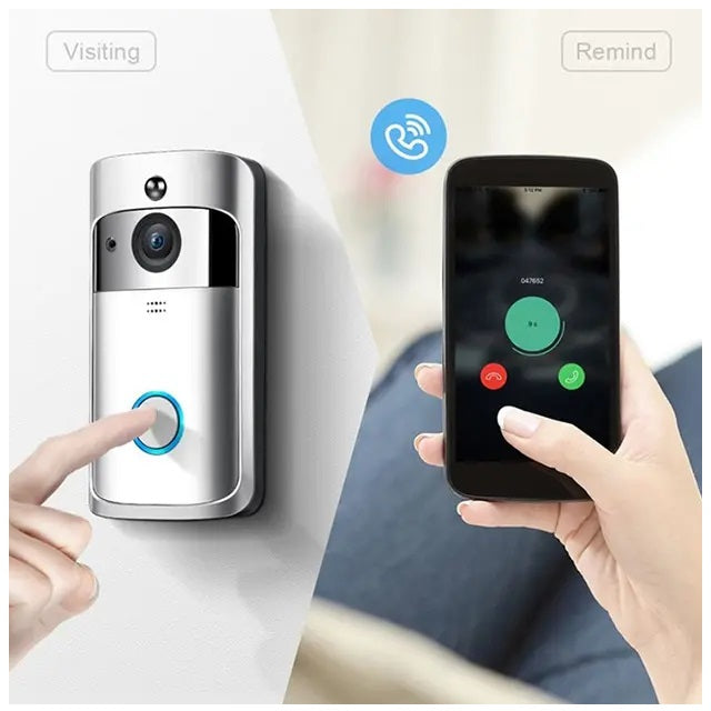 Cámara inteligente Portero Wifi DoorBell con Timbre para Smartphone