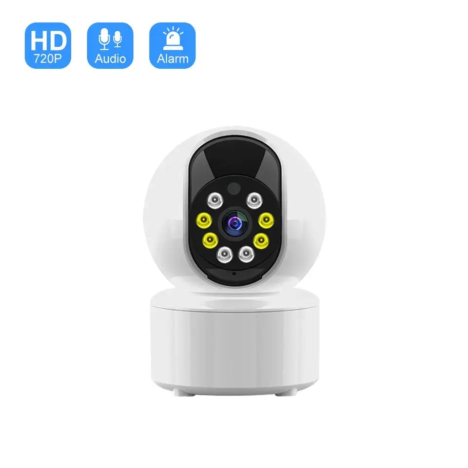 Cámara Inteligente Rotación 360° Detección Movimiento Visión Nocturna