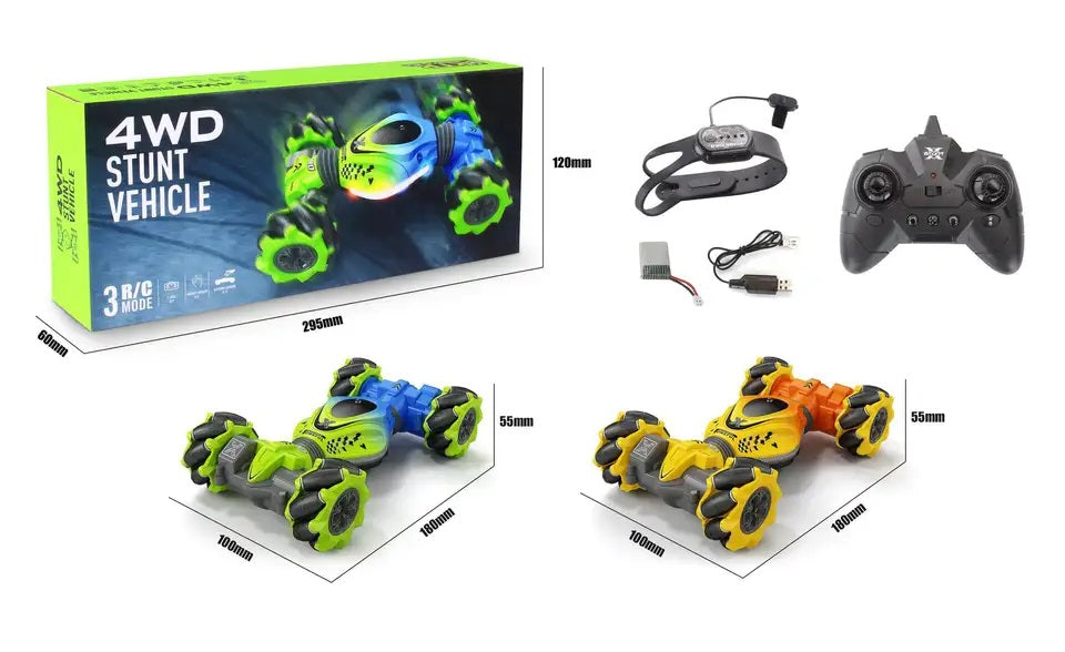 Auto control Remoto 3 Modos Sensor movimiento control y mano Verde
