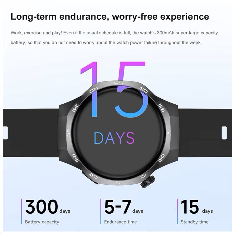Smartwatch GT5 Deportivo Multifuncional Compatible IOS Android IP68