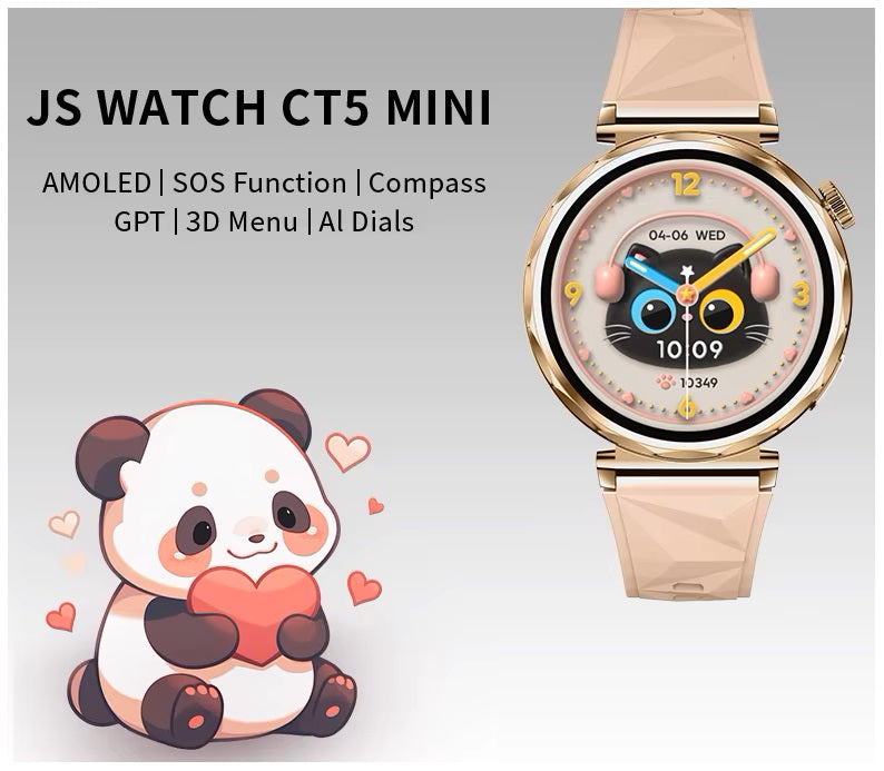 Reloj Inteligente Smartwatch Wearables CV5 AMOLED 2 Correas Salud IP68