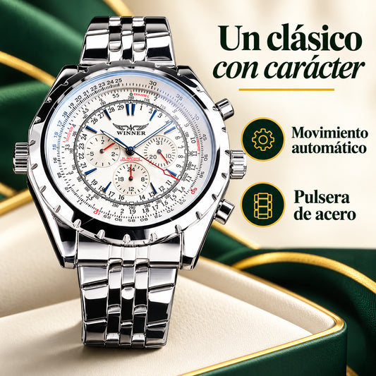 Reloj automático hombre con cronógrafo · información en castellano