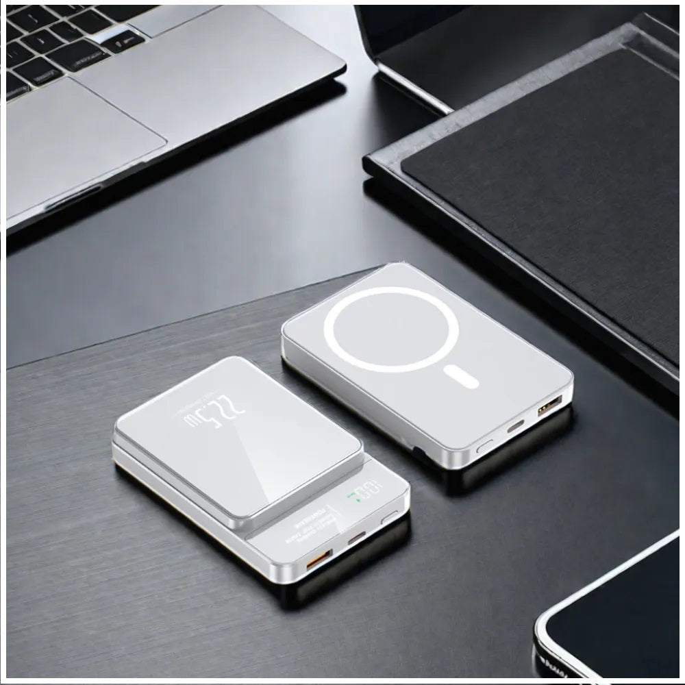 Batería Portátil Power Bank Magnética carga Inalámbrica 30000 mAh 22W