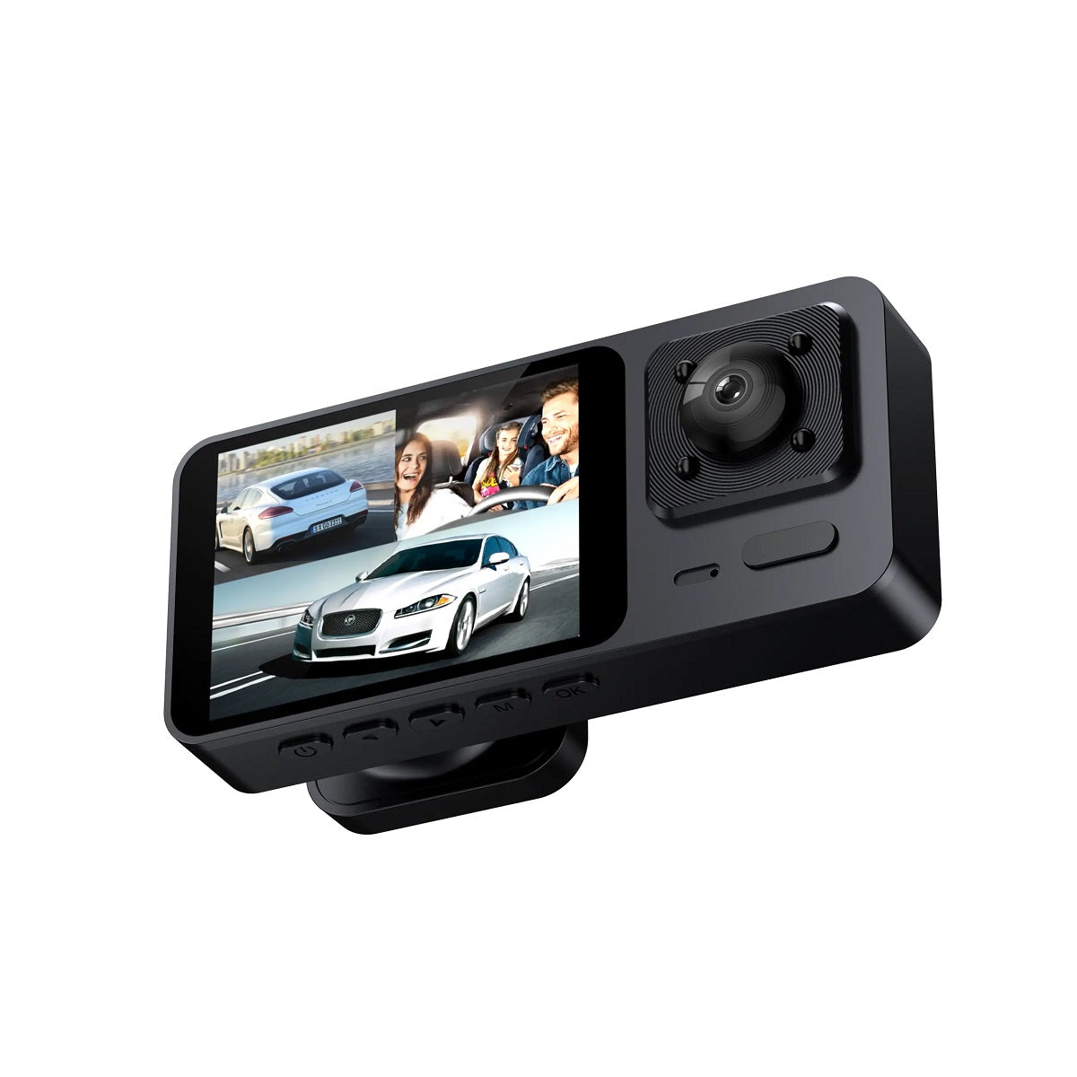 Cámara Dashcam de 3 Lentes Full HD 1080P | Visión Nocturna, Sensor G y Modo Estacionamiento 24H