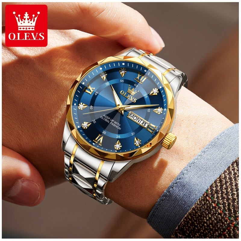 Reloj de Pulsera de Cuarzo para Hombre Elegancia Resistencia