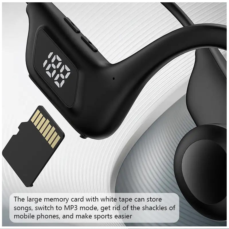 Audífonos inalámbricos Bluetooth Open-Ear Bone Conduction IPX-5