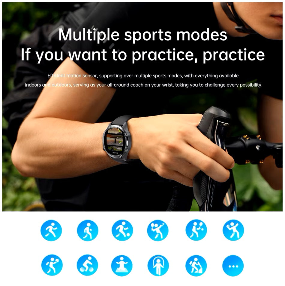 Smartwatch GT5 PRO Llamadas Bluetooth 5 Monitoreo Salud 300 mAh IP67