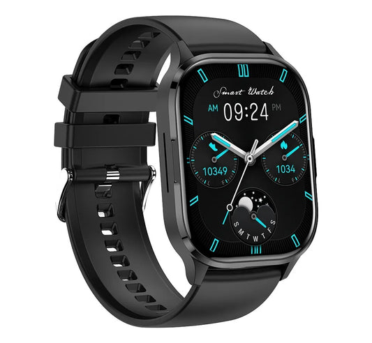 Smartwatch Pantalla AMOLED 2.01 Monitor de Ritmo Cardíaco
