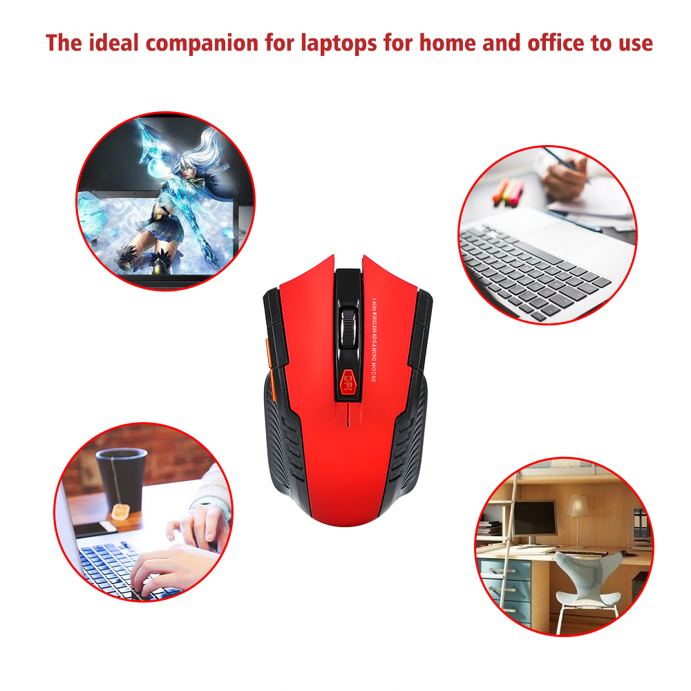 Mouse Gamer 1600 DPI Bluetooth 2.4 Ghz para Windows y Mac