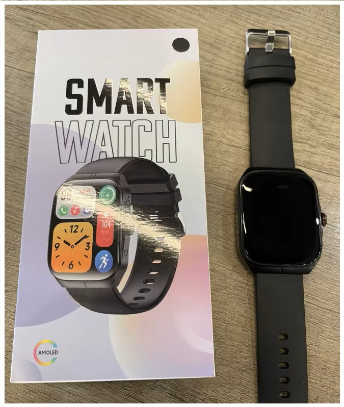 Smartwatch HK80 Pantalla AMOLED 1.95 pulgadas, IP68 Salud Deporte
